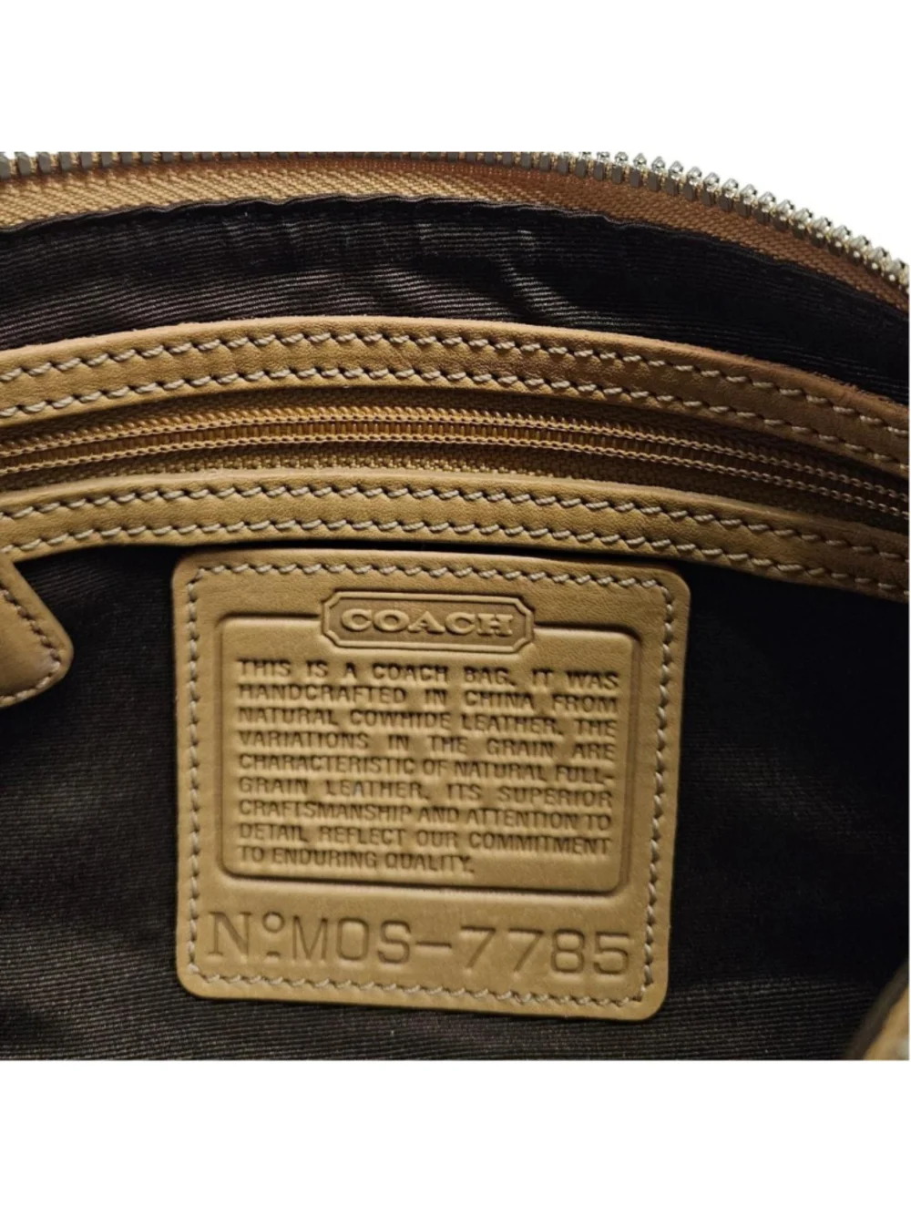 Coach Hampton 1990 Demi Baguette Bag in Camel Tan  From Cosch  The Hampton Bague